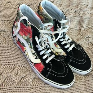 Van’s high top floral print (retired)